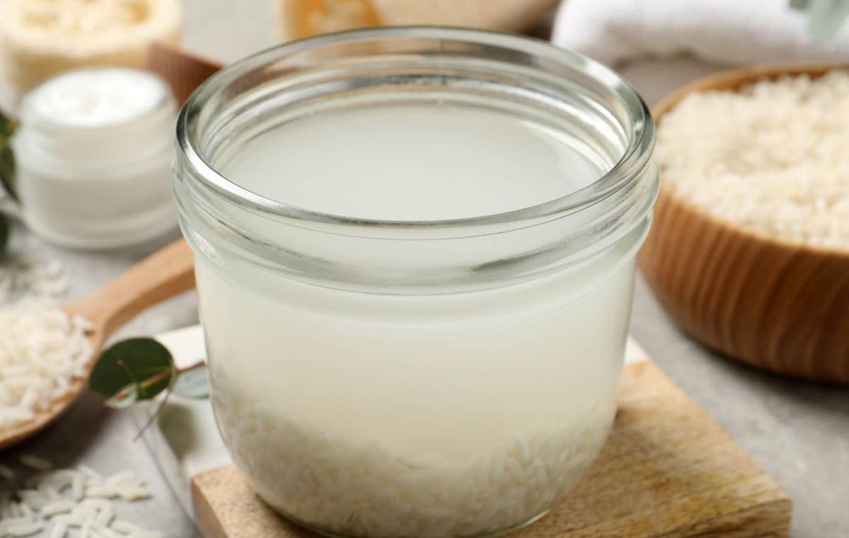 آب‌ برنج برای شفافیت پوست