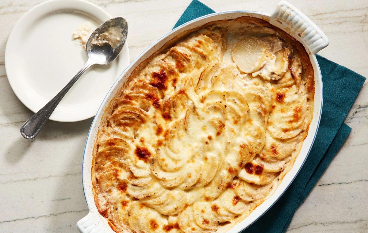 گراتن سیب زمینی - غذای بدون برنج برای ناهار