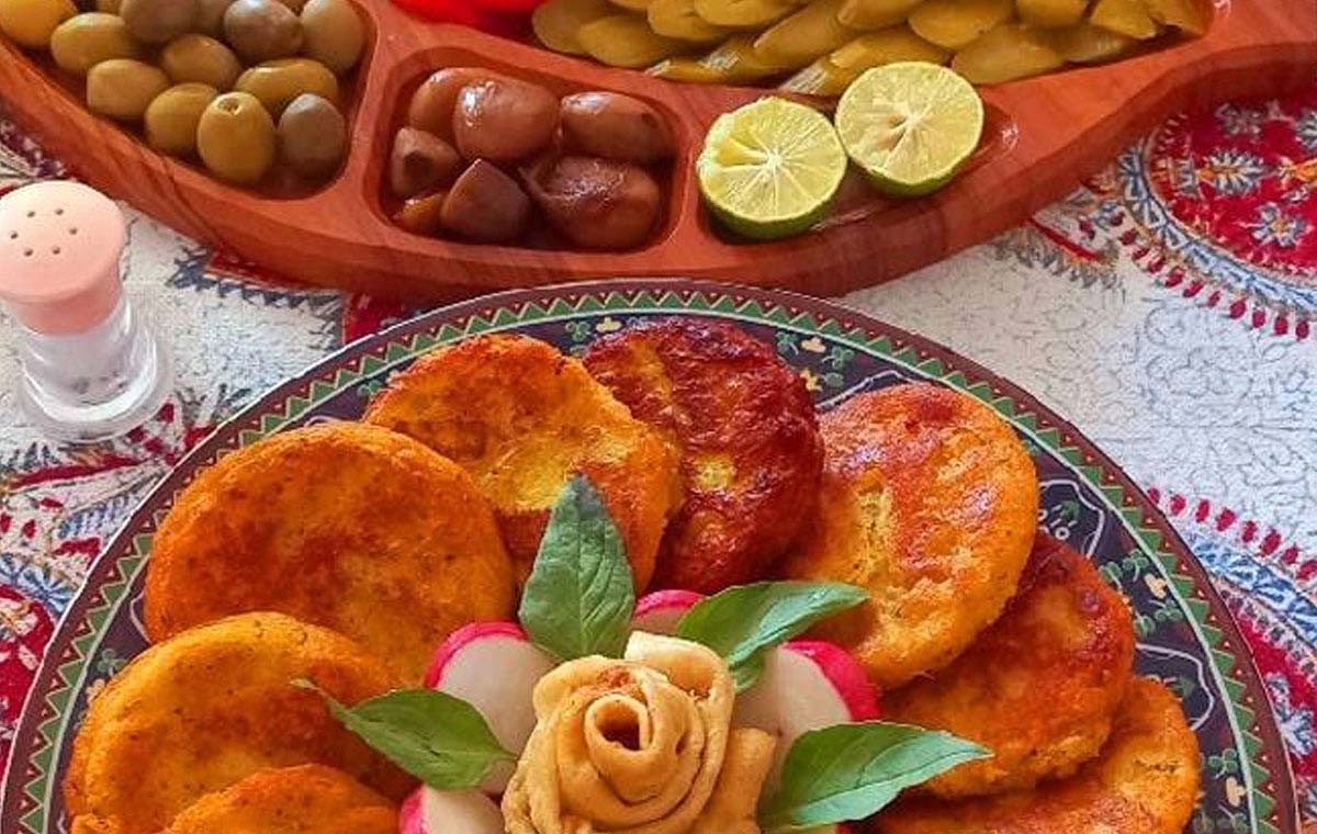 کوکو سیب زمینی - غذای بدون برنج و گوشت و مرغ
