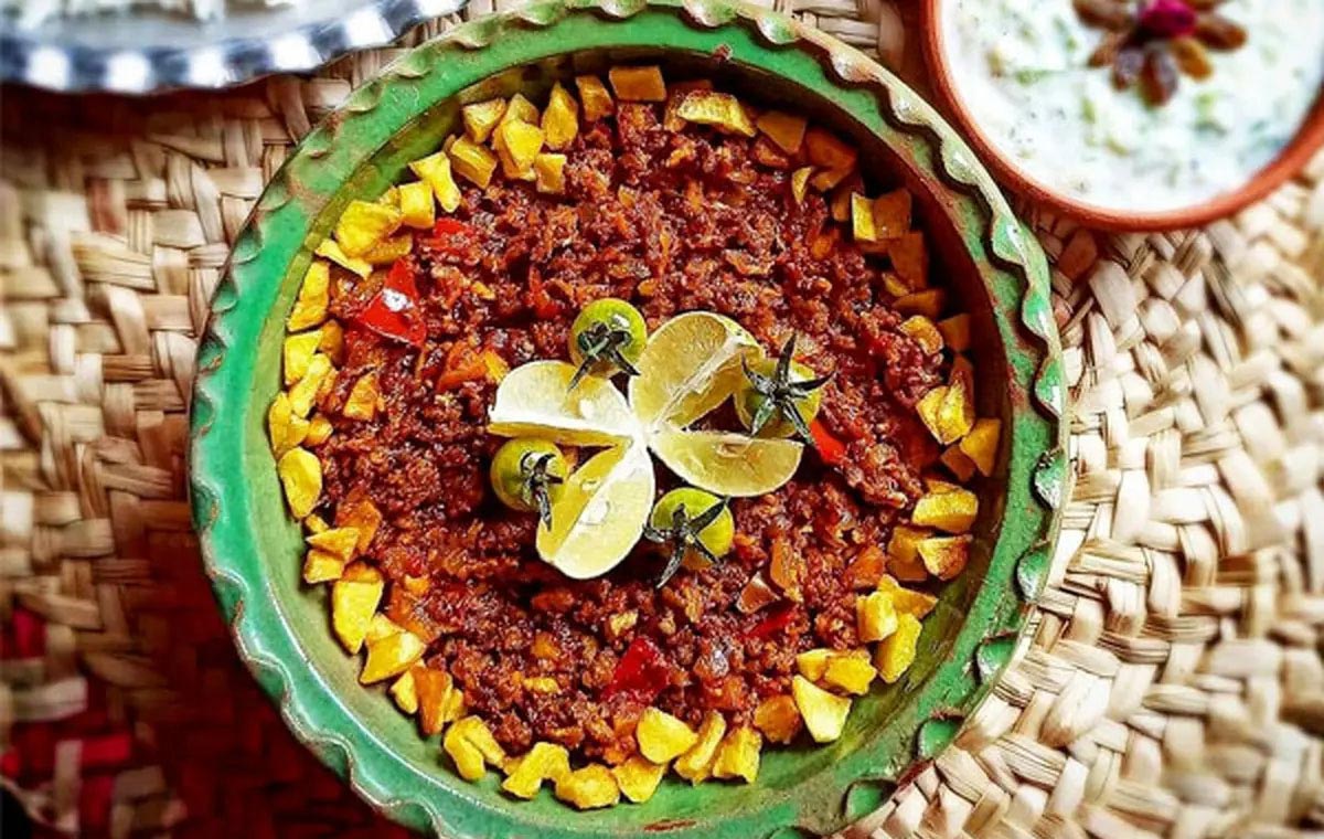 واویشکا گوشت چرخ کرده - غذای بدون برنج با گوشت چرخ کرده